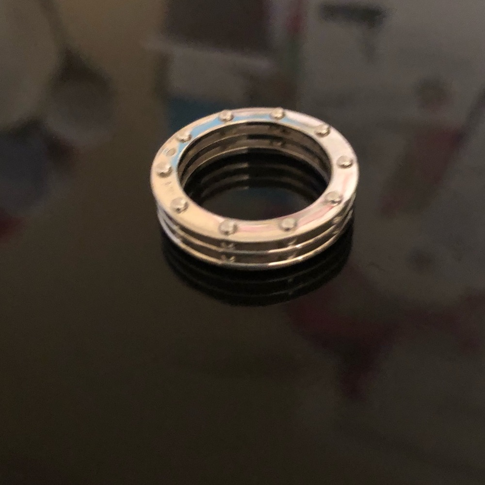 Emporio Armani Sterling Silver Size 6 Ring
